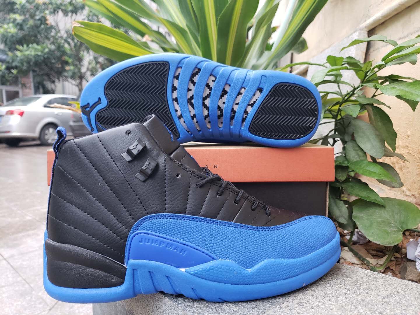 2019 Air Jordan 12 Retro Black Royal Blue Shoes - Click Image to Close